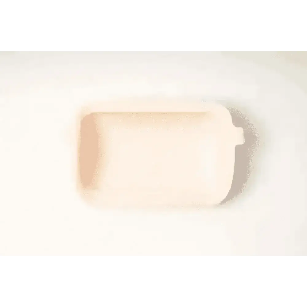 Extra Insert Rose Pink soft pink silicone baking dish with rounded corners and handles