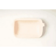 Extra Insert Rose Pink soft pink silicone baking dish with rounded corners and handles