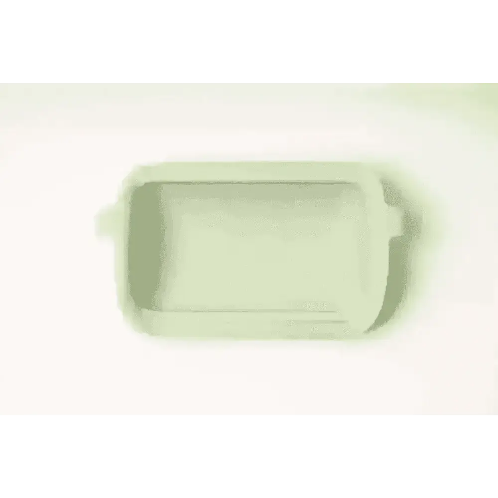 Soft mint-green silicone baking dish, Extra Insert Sage Green, ideal for natural cat food prep