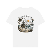 White Printed T-shirt Back