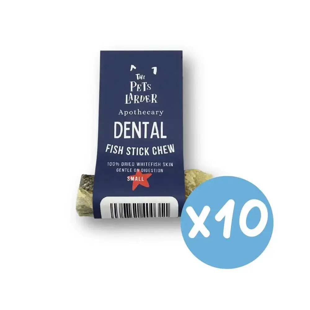 Small Fish Stick Chew for Dogs, 10-pack, ideal fish stick chews for dental health