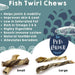 Fish Twirl Chew For Dogs - 1kg Bag - Natural Dog Chew