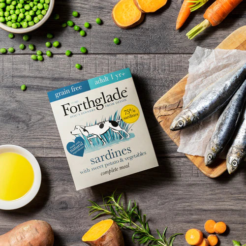 Forthglade Complete Adult Grain Free - Sardines - Natural Wet Dog Food