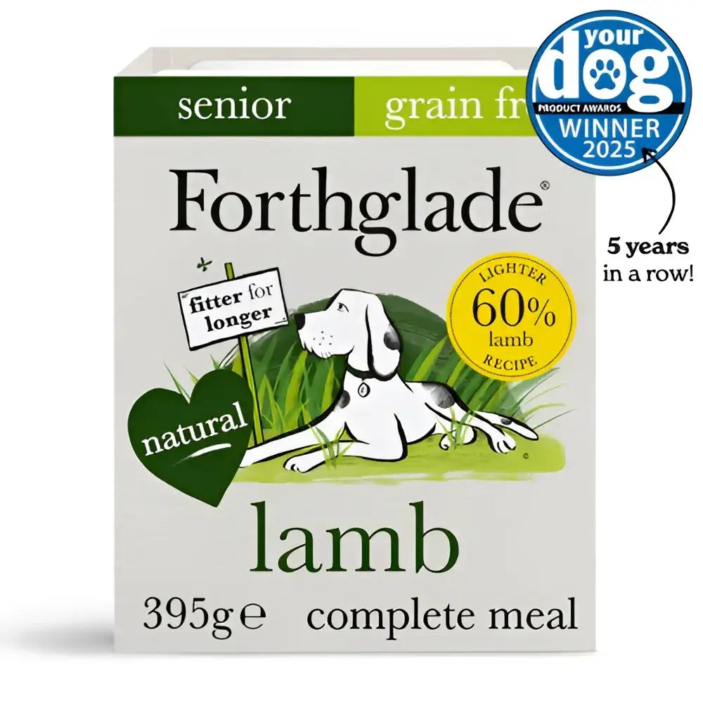 Forthglade Complete Grain Free Senior Lamb with Butternut Squash Dog Food Box