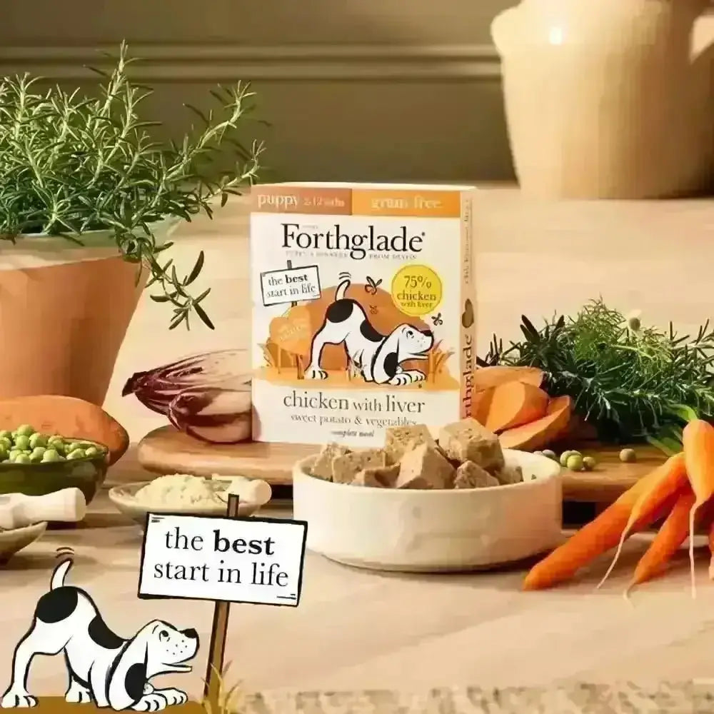 Forthglade Complete Puppy Grain Free - Chicken/Liver - Natural Wet Dog Food