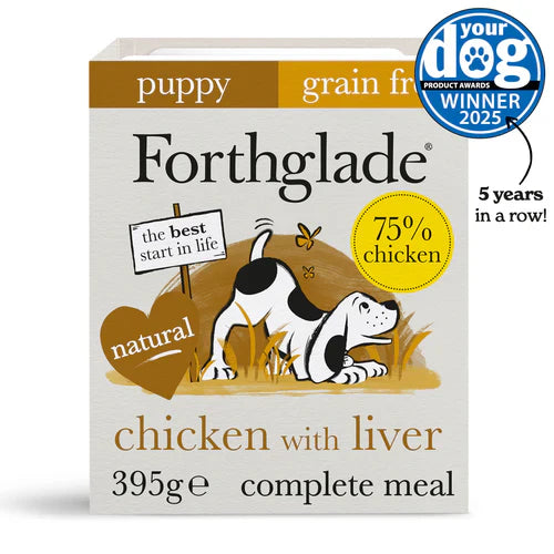 Forthglade Complete Puppy Grain Free - Chicken/Liver - Natural Wet Dog Food