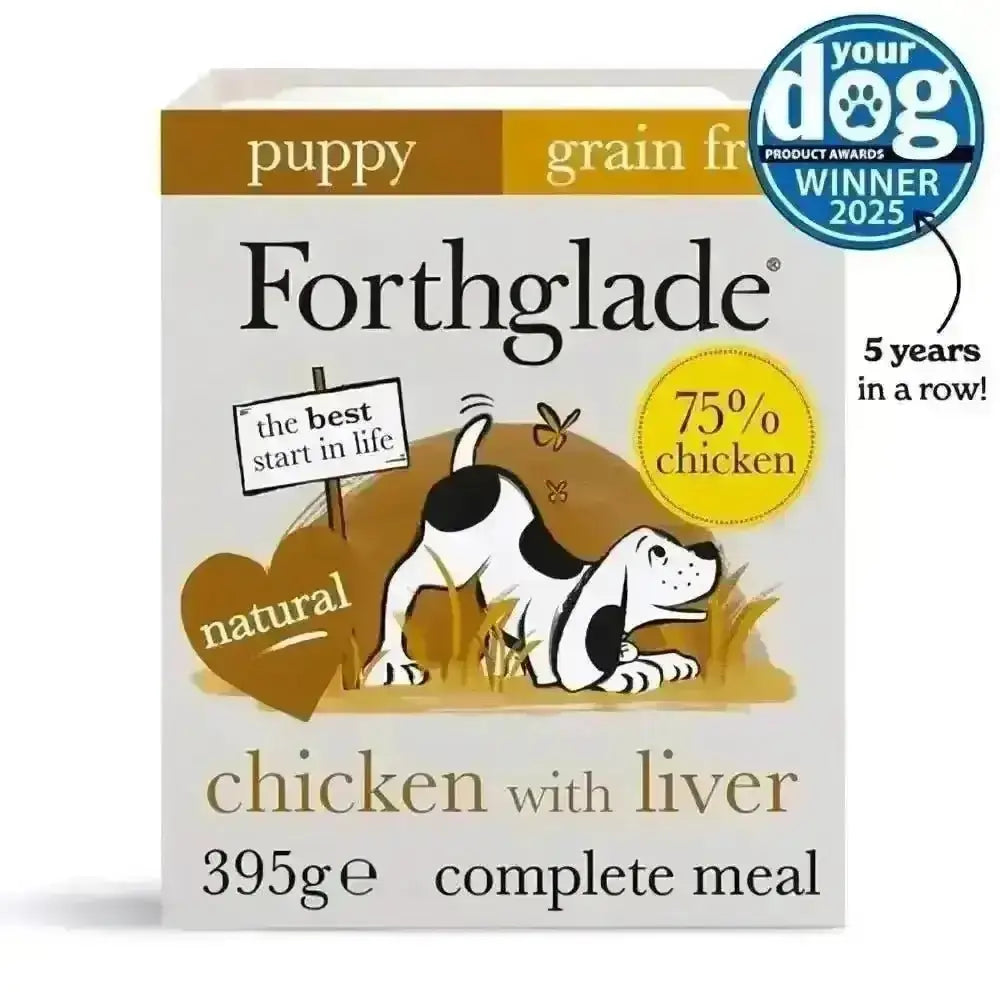 Forthglade Complete Puppy Grain Free - Chicken/Liver - Natural Wet Dog Food