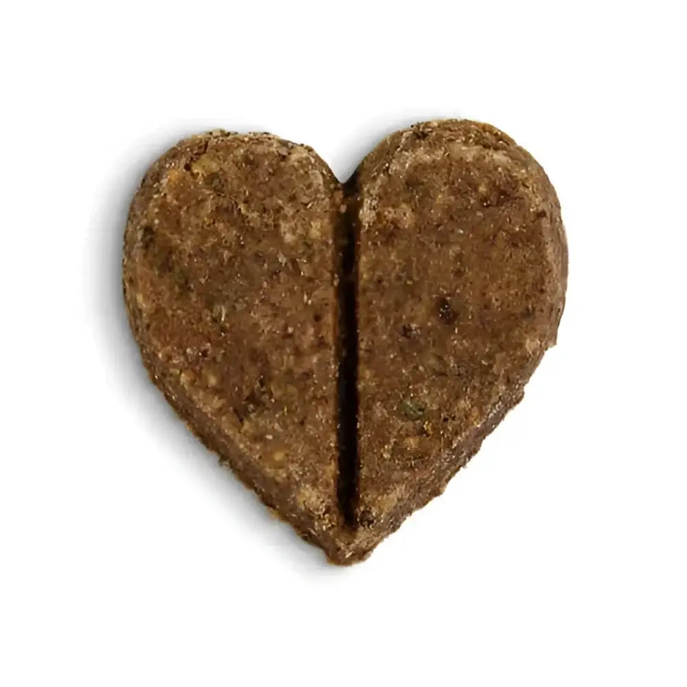 Heart-shaped Forthglade Natural Soft Bite Treats with Salmon for your canine companion