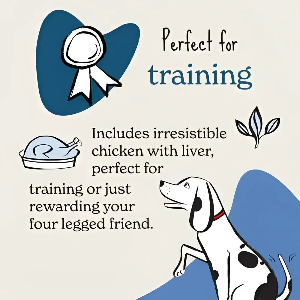 Forthglade Rewards Training Multi-Functional Soft Bites with Chicken and Liver for training treats