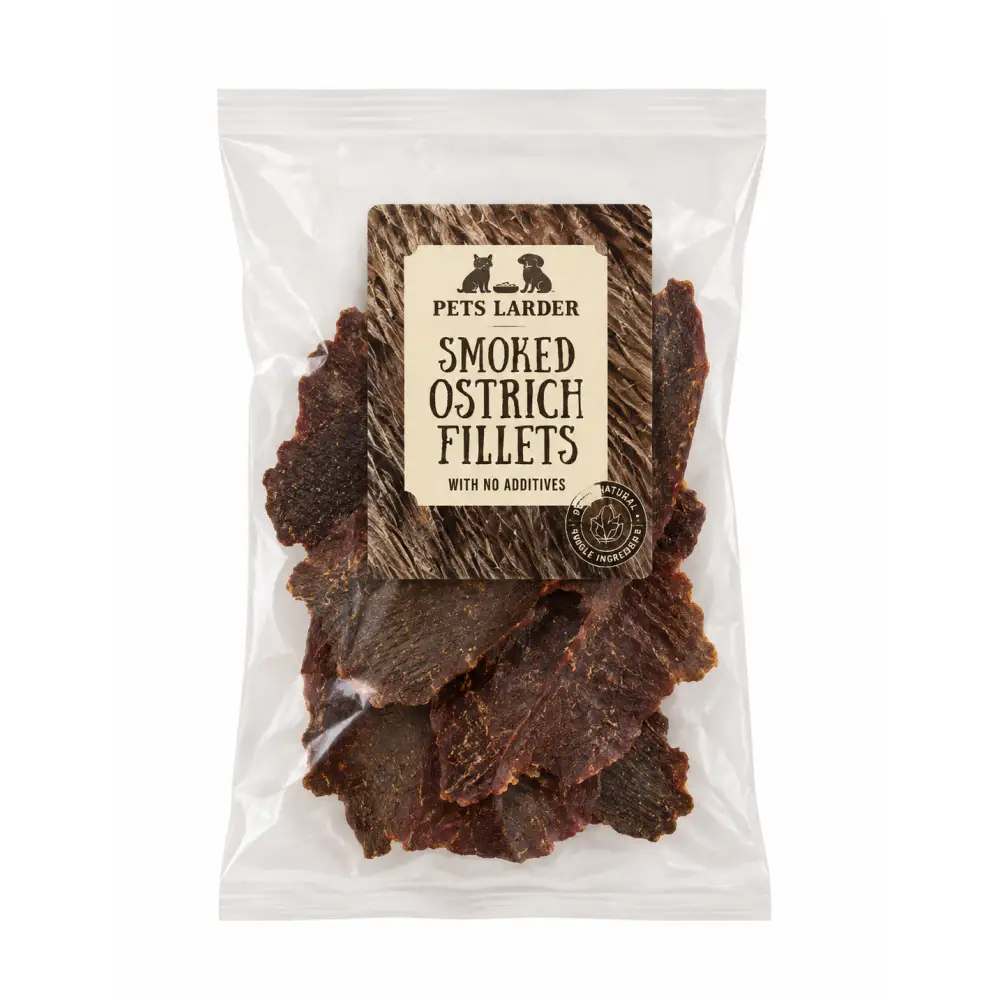 Free Gift: Ostrich Fillets – Air-dried Smoked Treat - Natural Dog Chew | Pet Shop