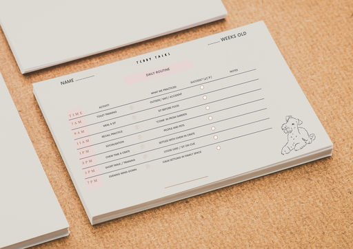 FREE TEDDY Talks Daily Puppy Routine Tracker