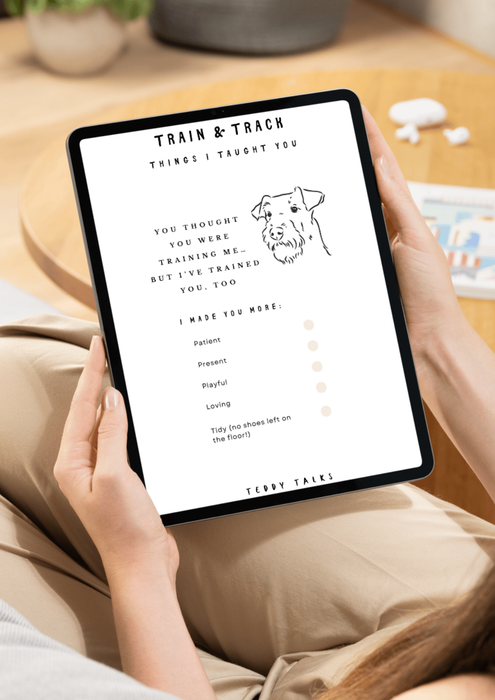 FREE TEDDY Talks Puppy Training Diary
