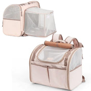 FUKUMARU Cat Backpack Carrier Expandable Pink - Pet Carrier