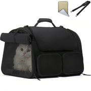 FUKUMARU Cat Carrier Black - Pet Carrier