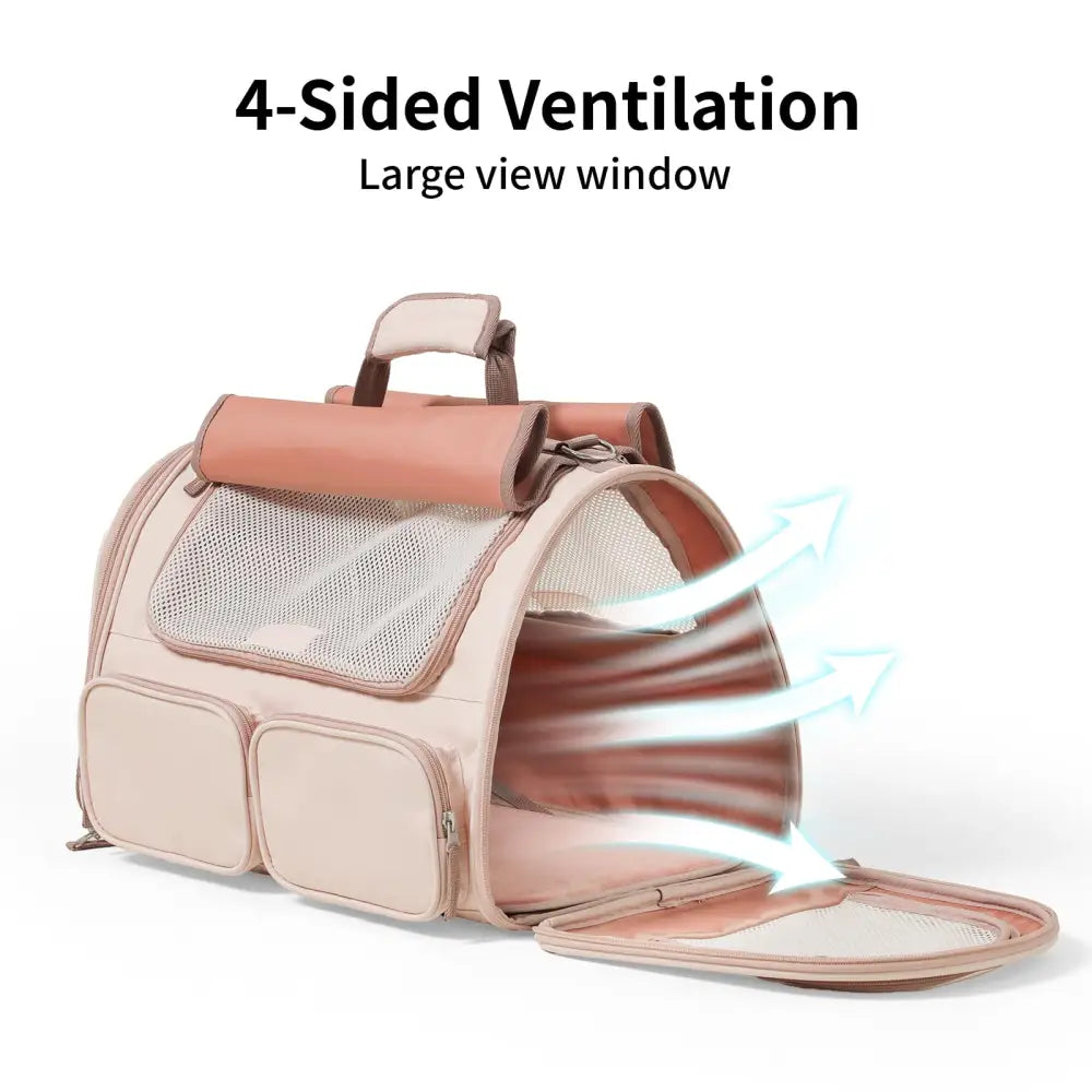 FUKUMARU Cat Carrier Pink - Pet Carrier
