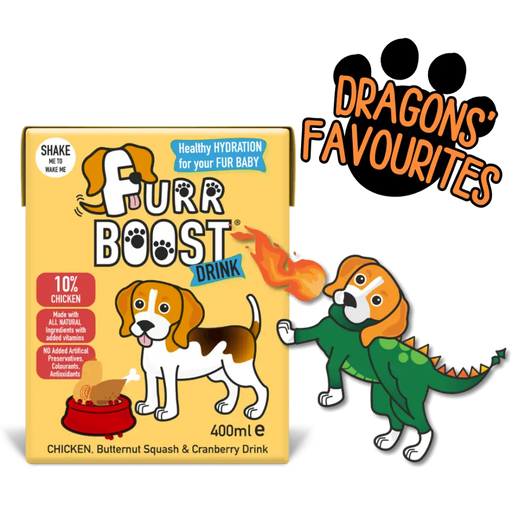 Furr Boost Dog Drink Chicken, Butternut Squash and Cranberry Carton 400ml