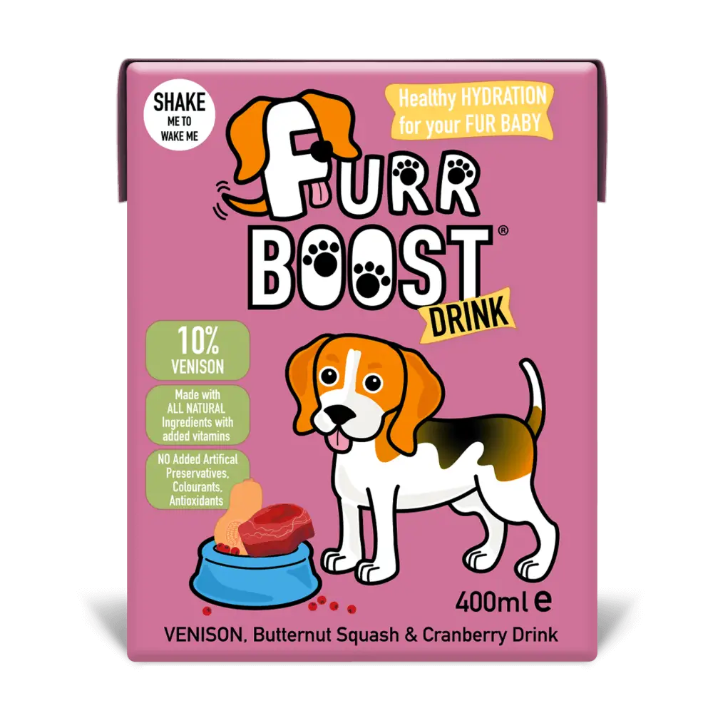 Furr Boost Dog Drink Venison, Butternut Squash and Cranberry Carton 400ml