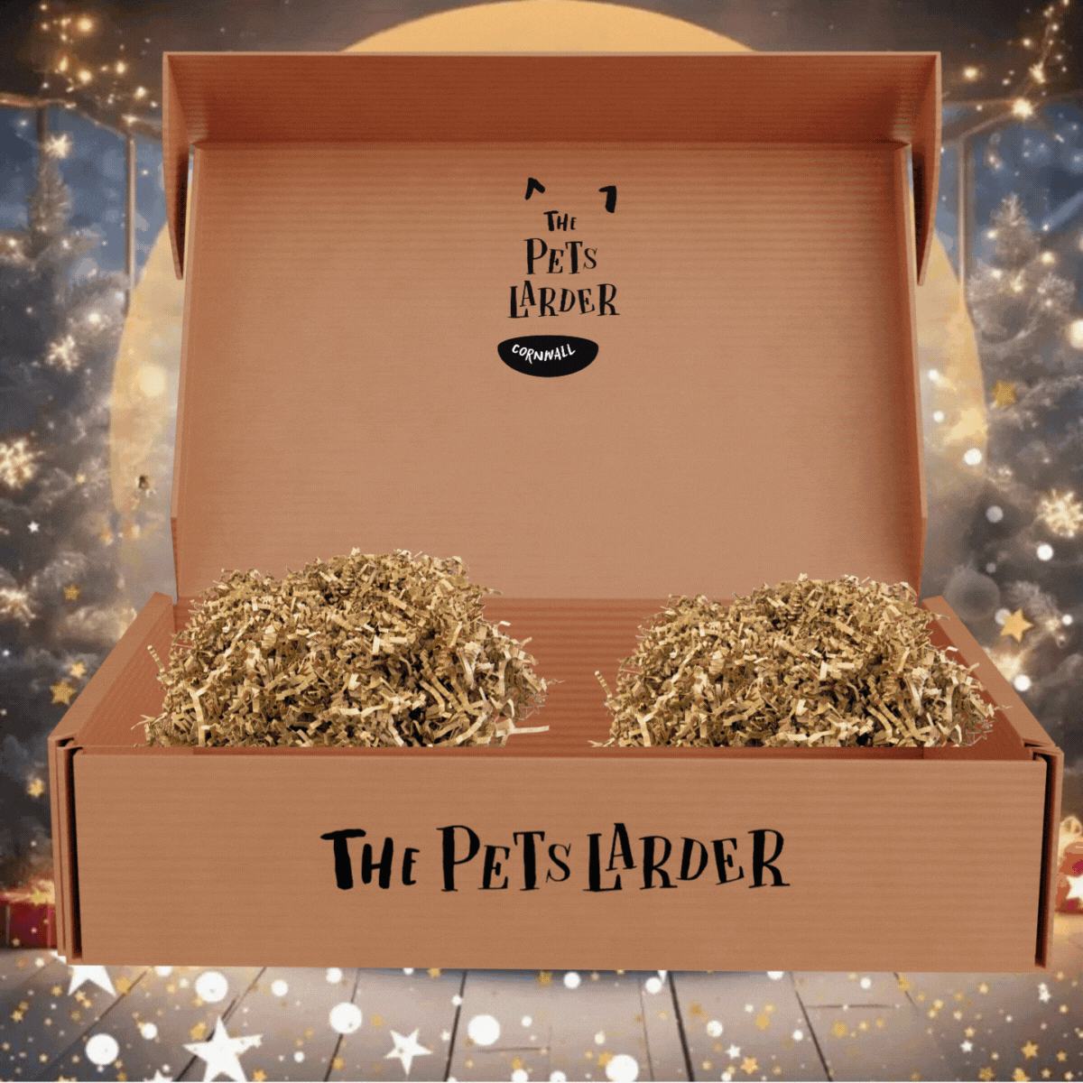 Game Christmas Box for Dogs: Pets Larder with Wild Boar Hay