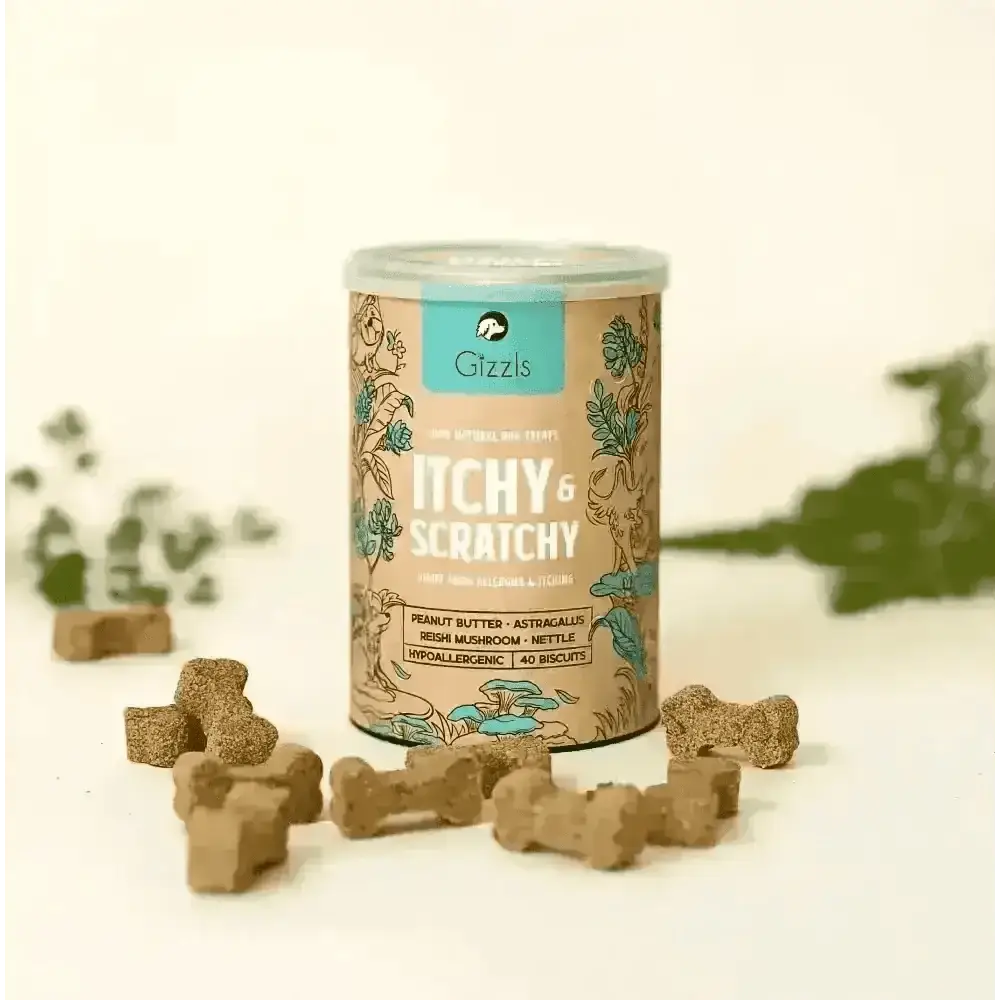 Gizzls 100% Natural Dog Treats Itchy & Scratchy