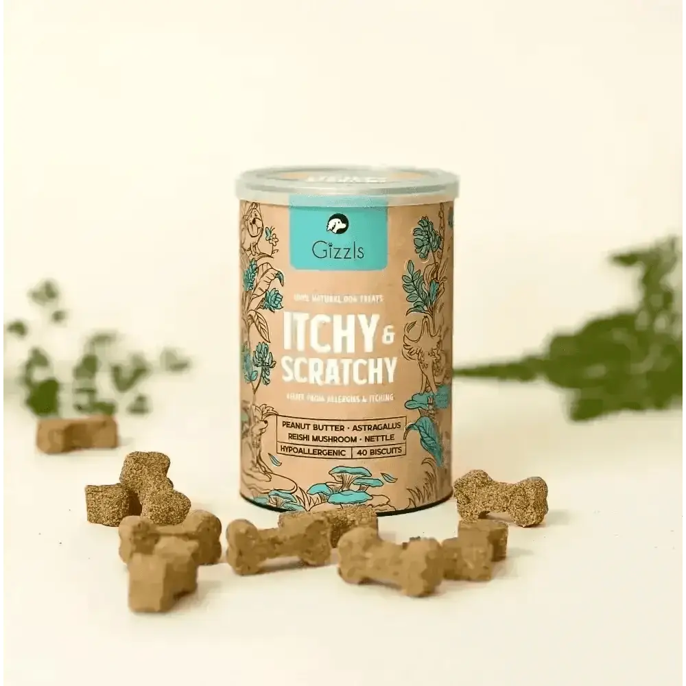 Gizzls 100% Natural Dog Treats Itchy & Scratchy