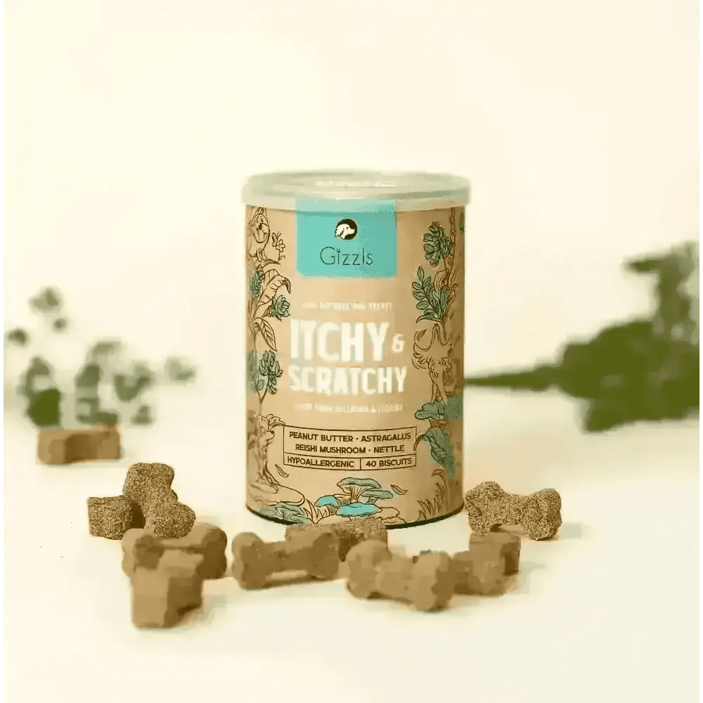 Gizzls 100% Natural Dog Treats Itchy & Scratchy - for Dogs | Pet Shop