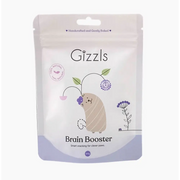 Gizzils Brain Booster packaging with a bear illustration on a white background