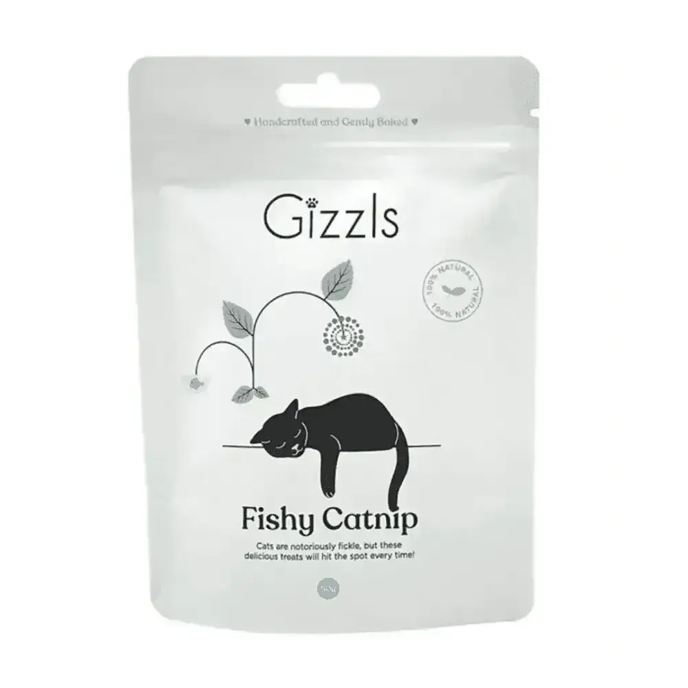 Gizzls Catnip Fish Treats - Cat | Natural Pet Shop