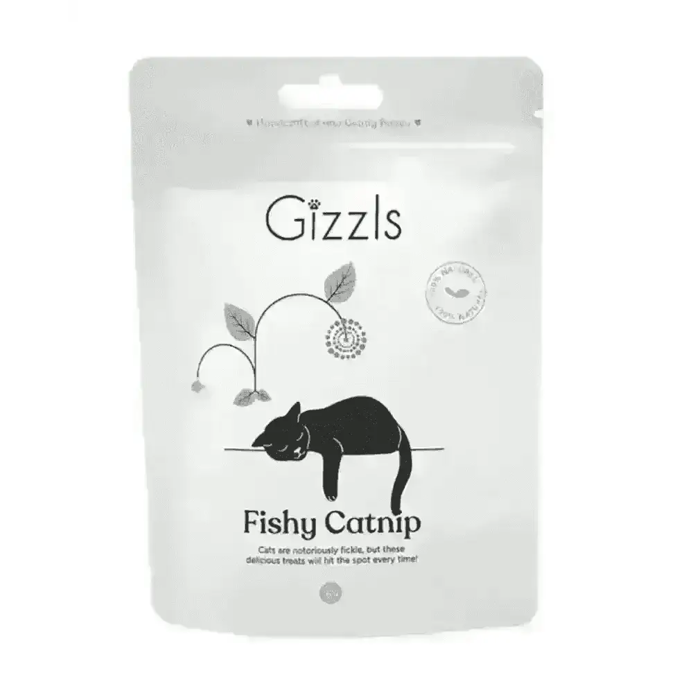 Gizzls Catnip Fish Treats - Cat | Natural Pet Shop