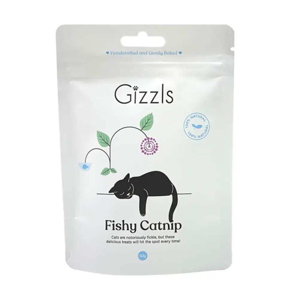 Gizzls Catnip Fish Treats - Cat | Natural Pet Shop