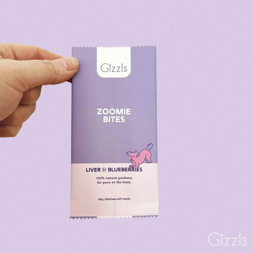 Gizzls Zoomie Bites – the Purple One - Natural Treats For Dogs