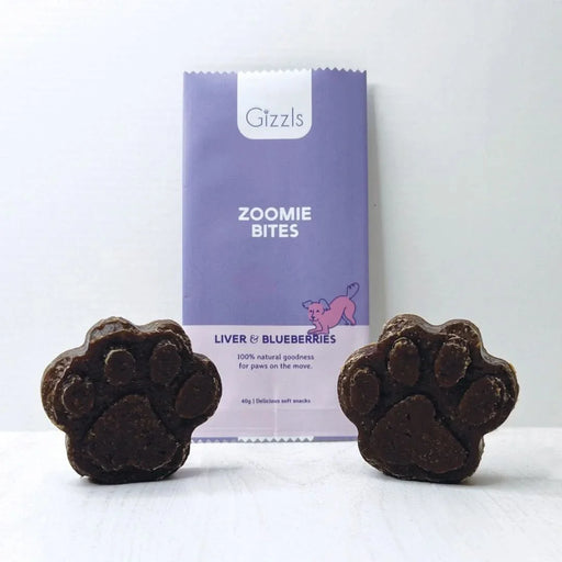 Gizzls Zoomie Bites – the Purple One - Natural Treats For Dogs