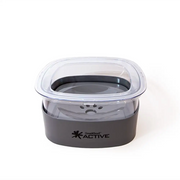 Great&Small Active No Spill Multi Bowl with grey clear lid
