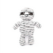 Mummy dog toy sits on a white background