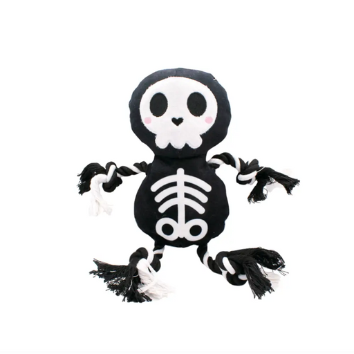 Great&Small Creepy Cuties Rope Skeleton Joe Dog Toy - Dog Toys