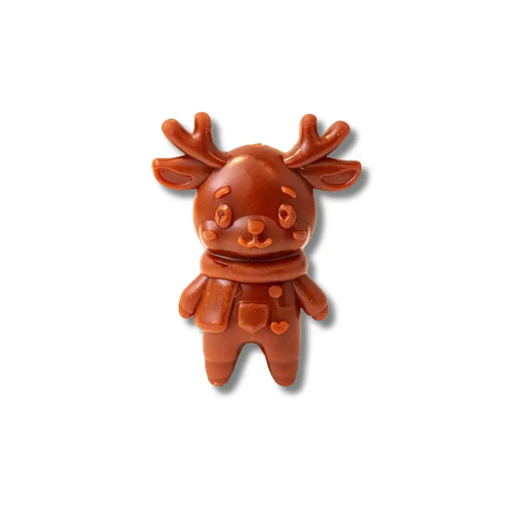 Adorable reindeer dog treat: natural festive chew, sweet potato reindeer figurine