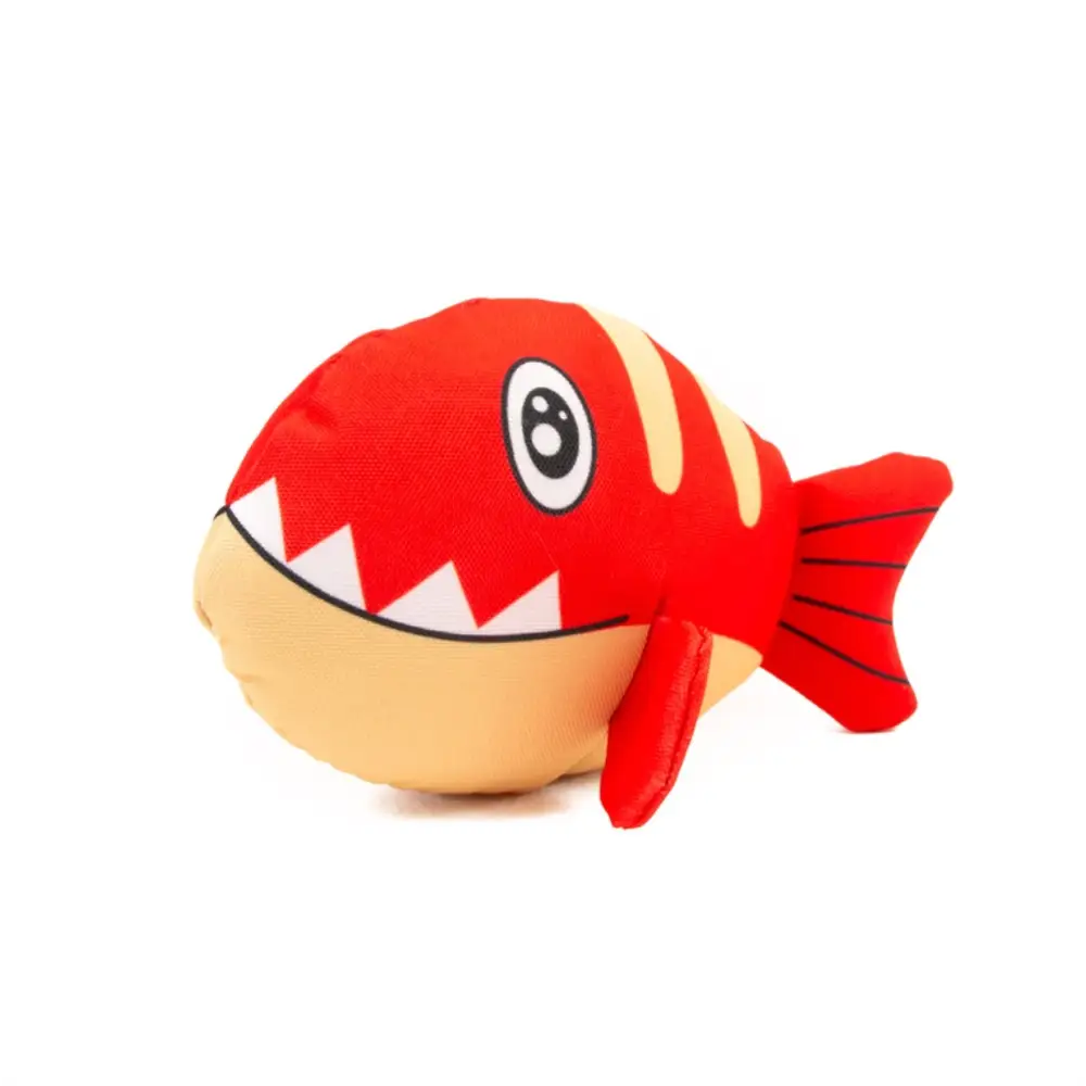 Red Great&Small Oddity Ocean Piranha 22cm plush shark toy