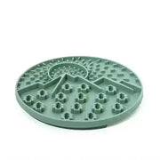 Great&Small Slow Down Pennines mint-green silicone snack pad with raised tree and mountain design