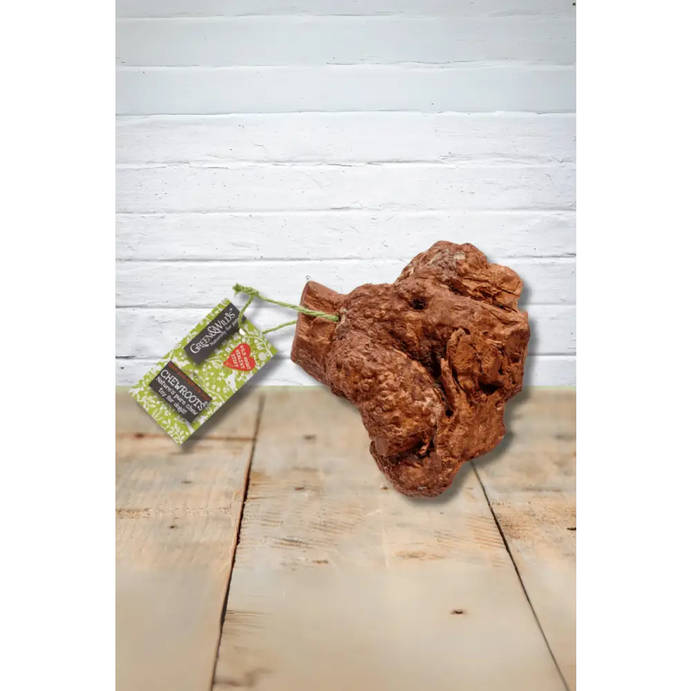 Green And Wilds Chewroots natural dog chew.