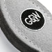 Gray fabric with a black and white patch displaying the word 'G&W'.