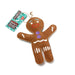 Green & Wild Natural Dog Toy shaped as a Gingerbread Man.