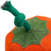 Pumpkin-shaped toy on a white background