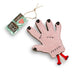 Green And Wilds The Hand Eco Dog Toy on a white background
