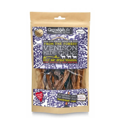 Green And Wilds Venison Hide Natural Dog Chews