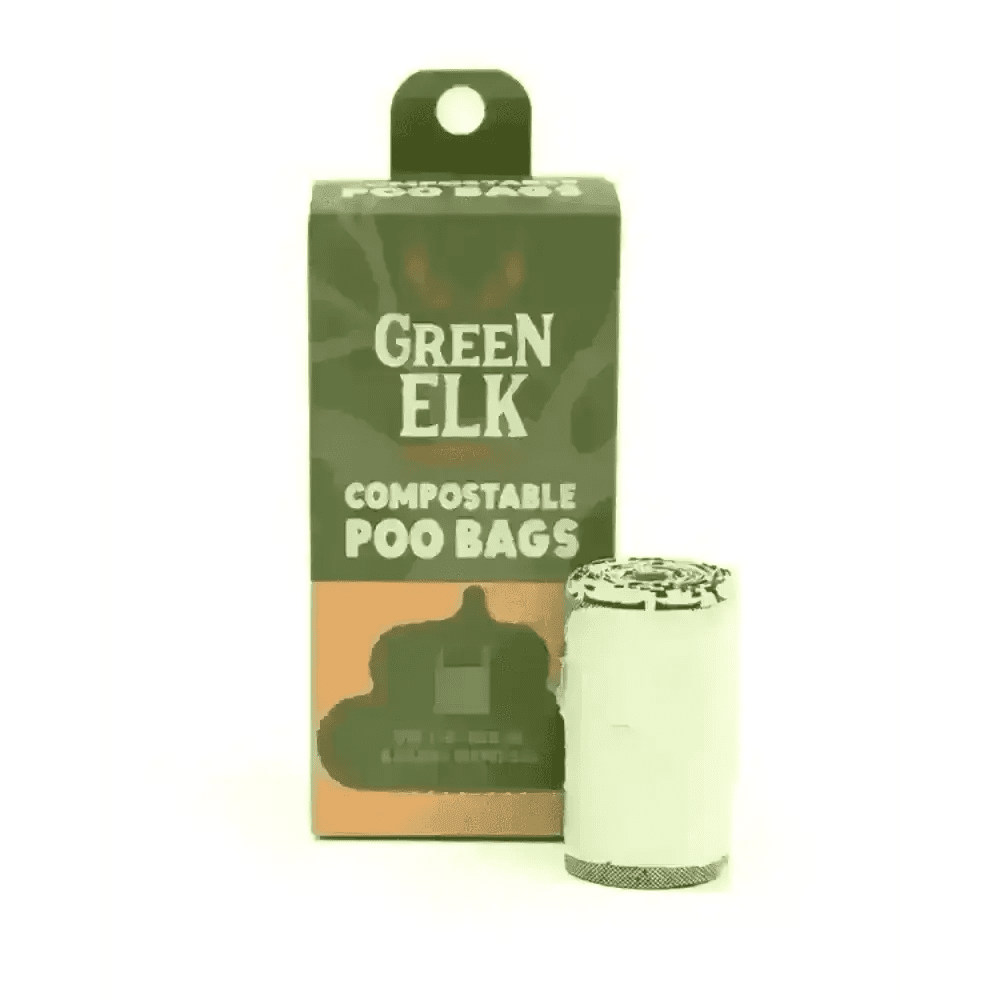 Green Elk Compostable Poop Bags - Dog Accessories | Natural Pet Shop