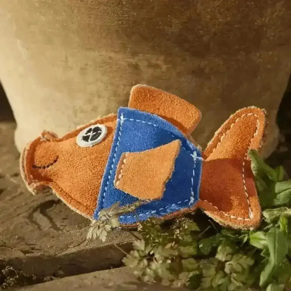 Green And Wilds Goldie the Goldfish eco toy with natural jute fibre stuffing