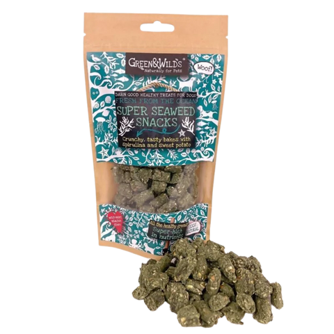 Green and Wilds Grain Free treats for dogs with phytonutrients