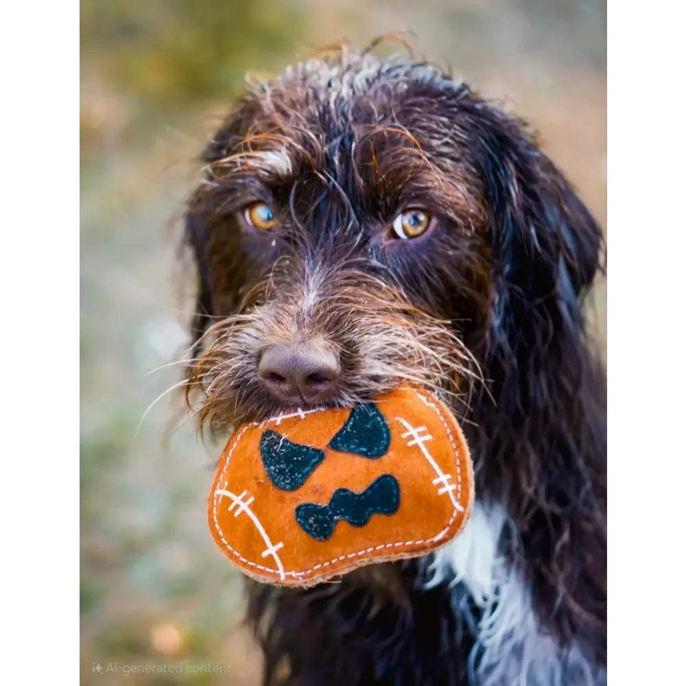 Halloween Jack the Lad Pumpkin Small Breed Eco Dog Toy - Toys | Natural Pet Shop