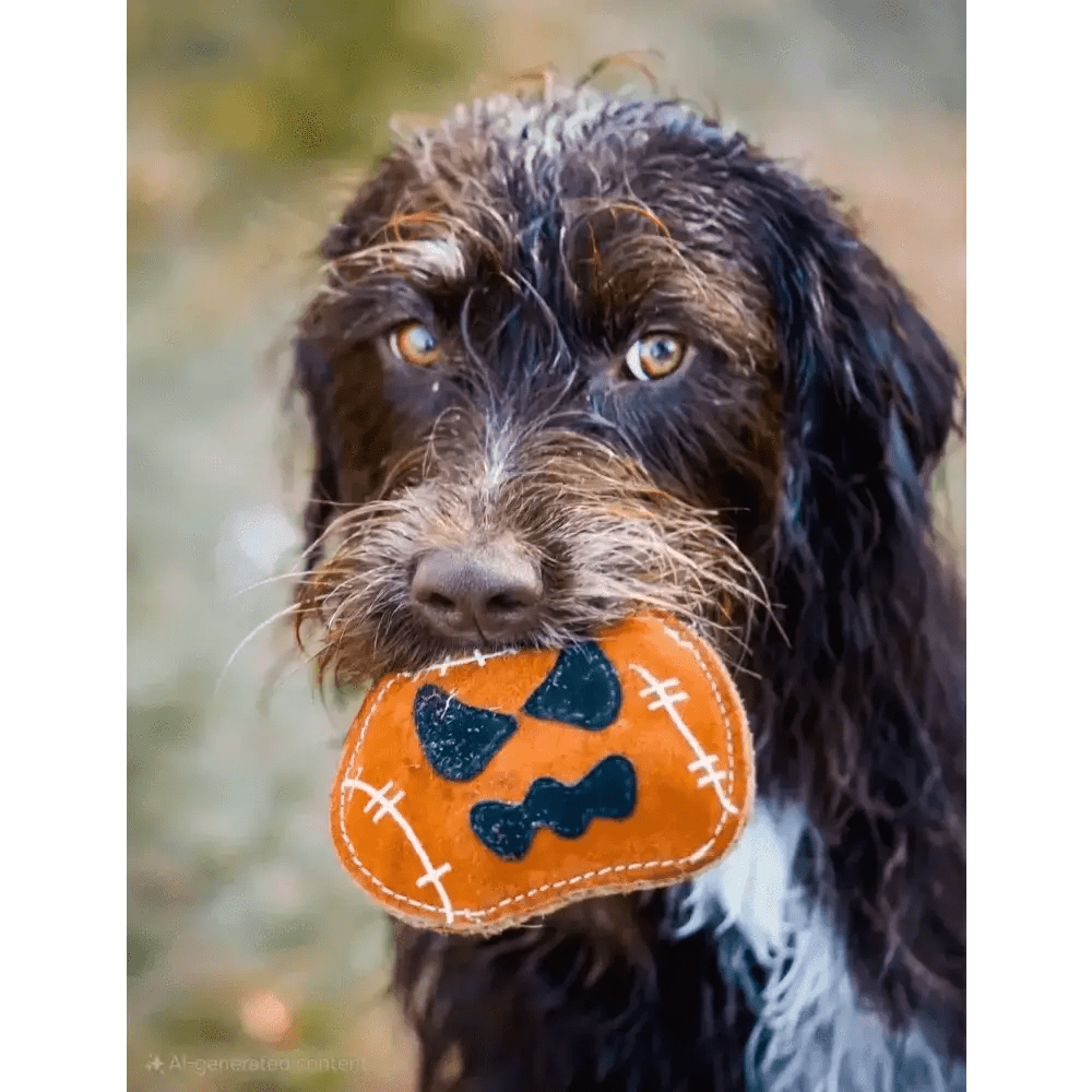 Halloween Jack the Lad Pumpkin Small Breed Eco Dog Toy - Toys | Natural Pet Shop