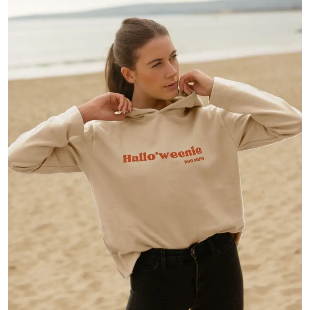 Hallo’weenie Dog Mum Organic Cotton Hoody - Printed Hoody