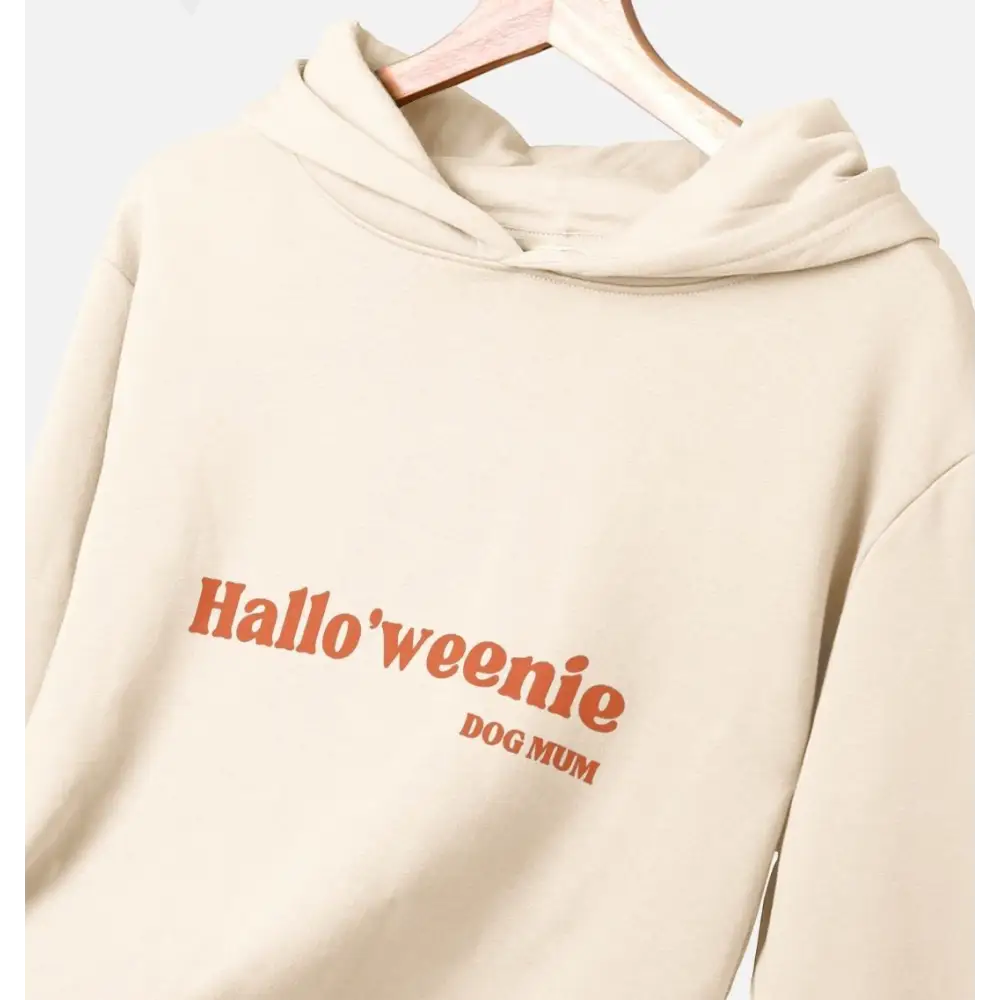 Hallo’weenie Dog Mum Organic Cotton Hoody - Printed Hoody